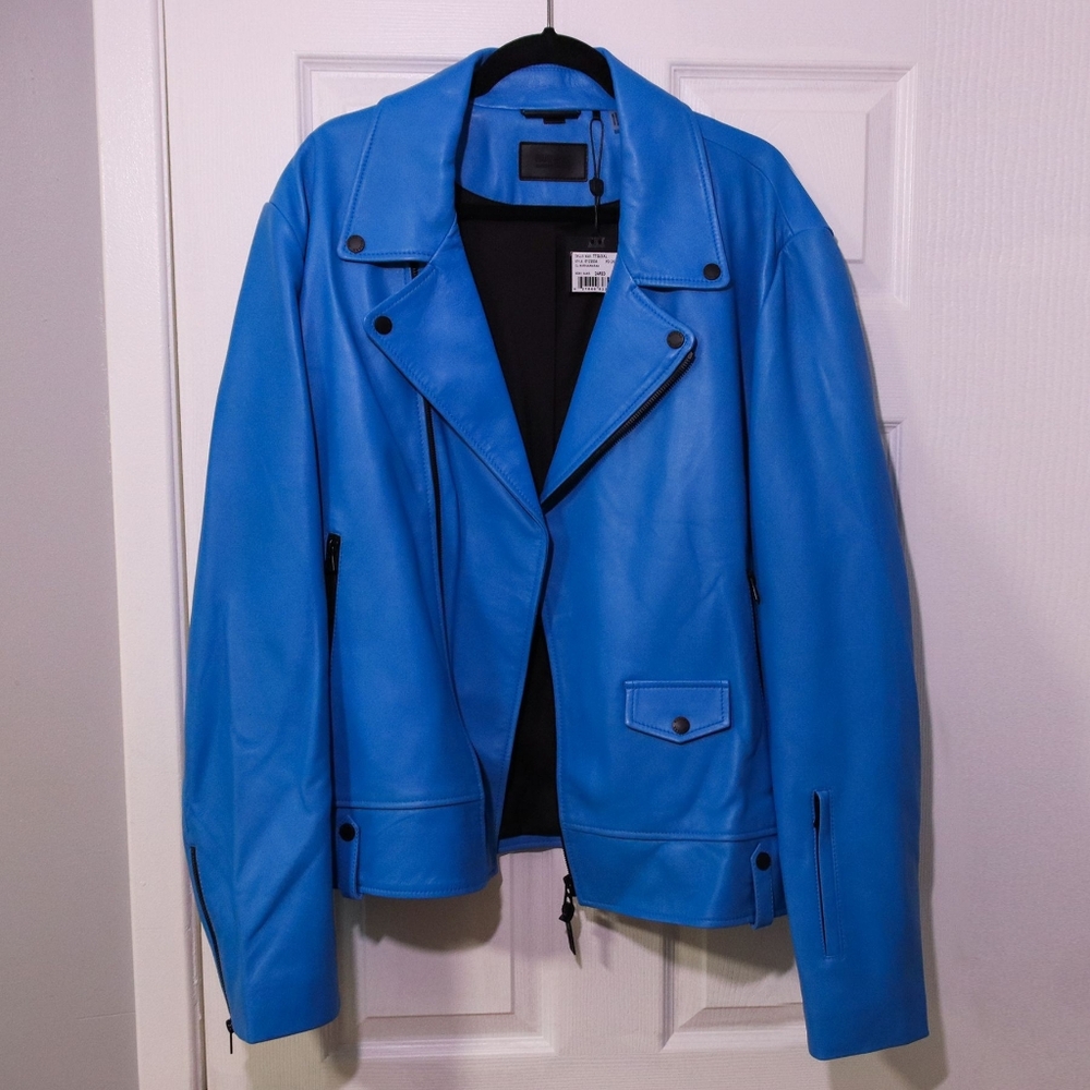 Rudsak Dareg Men's Leather Moto Jacket - XXL